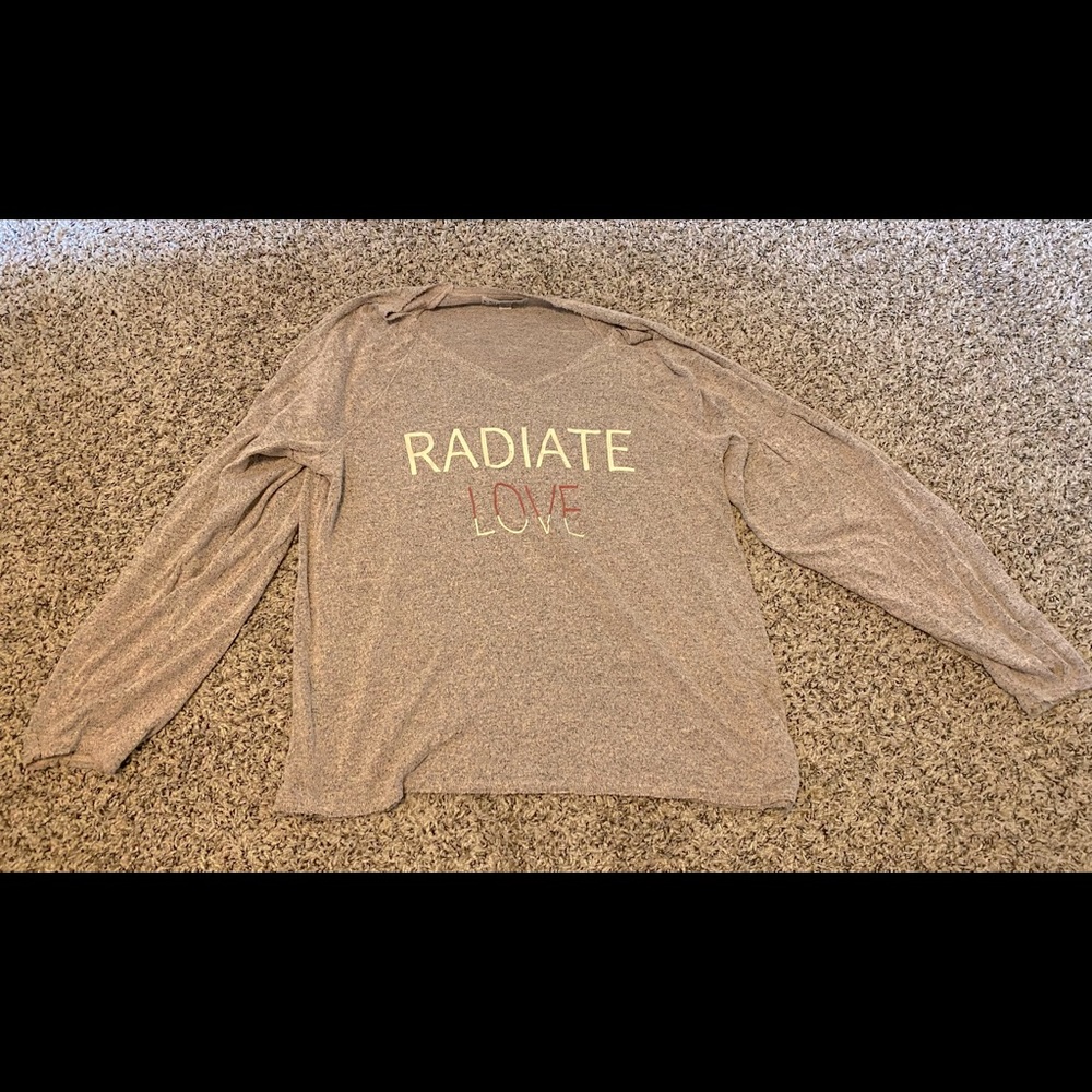 Radiate Love Knox Rose Lightweight Sweater/shirt